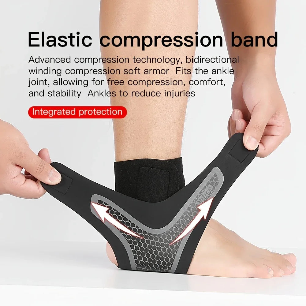 Breathable Ankle Support Band, Hand Wash Only, Adjustable Closure,for Sports,Fitness,Running,Hiking,Cycling,Tennis