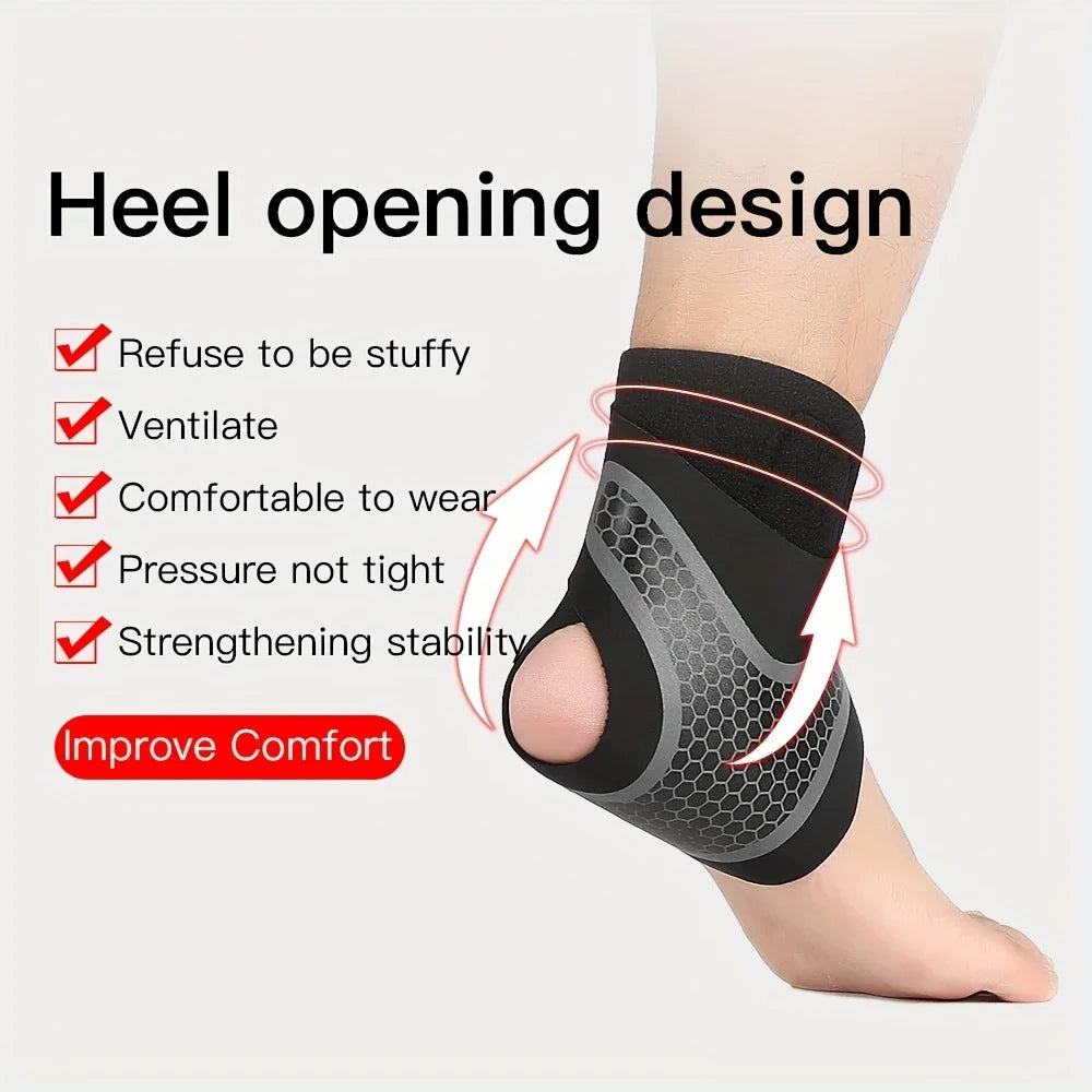 Breathable Ankle Support Band, Hand Wash Only, Adjustable Closure,for Sports,Fitness,Running,Hiking,Cycling,Tennis